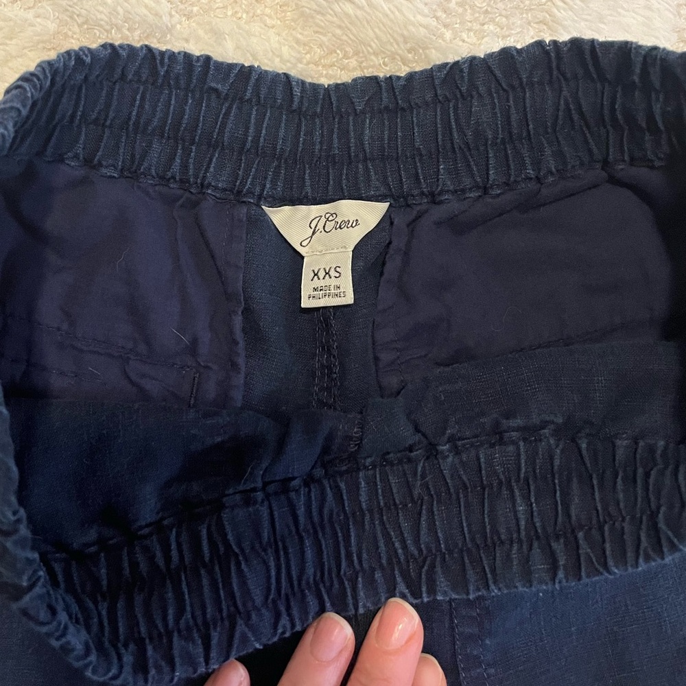 Women’s J. Crew Seaside Linen Blend Shorts • Size XXSmall - Picture 2 of 9